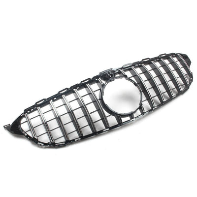 Grille Avant Style GT-R Mercedes Classe C W205 2015-2018 - vue de trois-quarts - Becquet Voiture