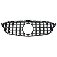 Grille Avant Style GTR Mercedes Classe C W205 2014-2018 - installé sur véhicule - Becquet Voiture