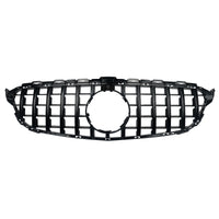 Grille Avant Style GTR Mercedes Classe C W205 2014-2018 - vue rapprochée - Becquet Voiture