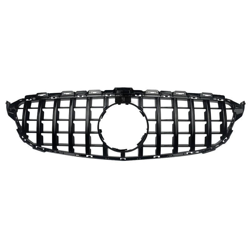 Grille Avant Style GTR Mercedes Classe C W205 2014-2018 - vue rapprochée - Becquet Voiture