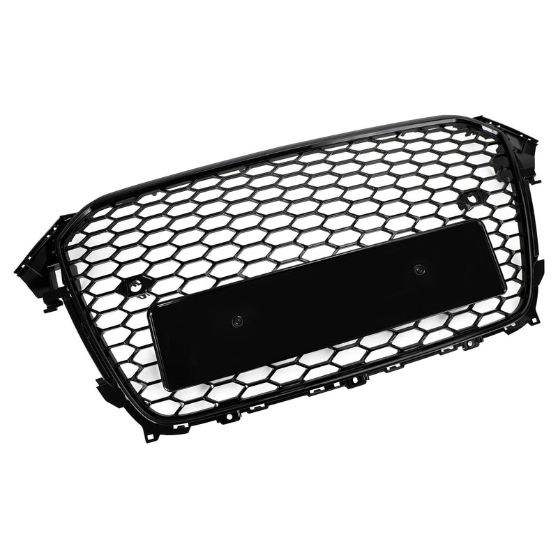 Grille Avant Style RS4 Noir Brillant Audi A4 S4 2013-2016 - vue arrière - Becquet Voiture