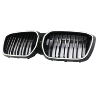 Grille BMW iX3 G08 LCI Double Lamelles Noir 2022-2024 - installé sur véhicule 2 - Becquet Voiture