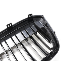 Grille BMW iX3 G08 LCI Double Lamelles Noir 2022-2024 - vue de face 2 - Becquet Voiture