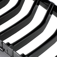 Grille BMW Série 3 F30 F31 F35 Noir Brillant 2012-2019 - vue rapprochée 2 - Becquet Voiture