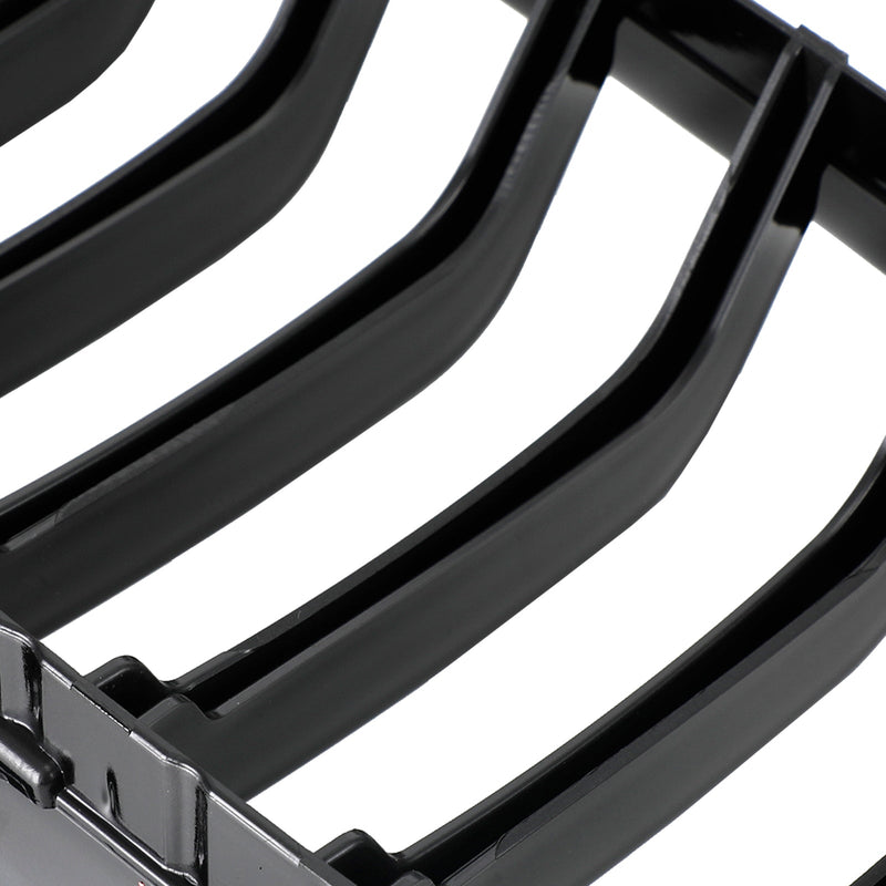 Grille BMW Série 3 F30 F31 F35 Noir Brillant 2012-2019 - vue rapprochée 2 - Becquet Voiture