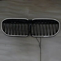 Gloss Black Kidney Grille BMW 7 Series G11 G12 2019-2022 v2 - rear view 2 - Becquet Voiture