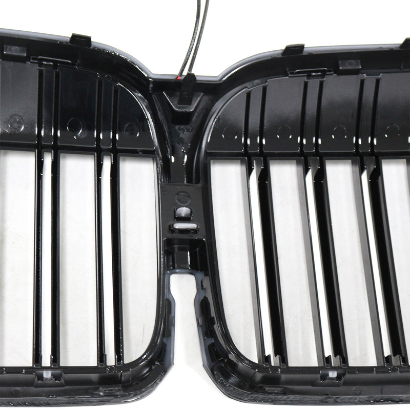 Gloss Black Kidney Grille BMW 7 Series G11 G12 2019-2022 v2 - side view 2 - Becquet Voiture