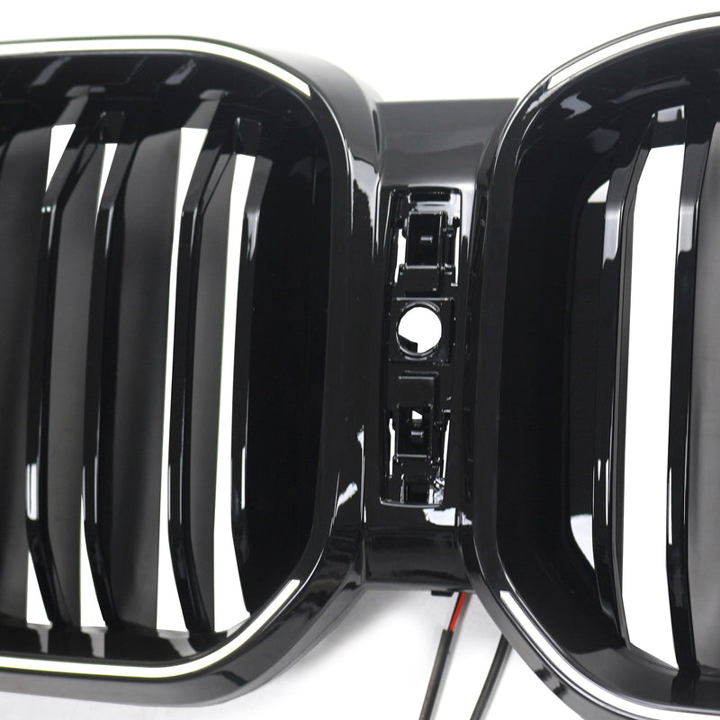 Grille BMW X3 G01 X4 G02 Double Lamelles 2022-2025 - vue de dessus - Becquet Voiture