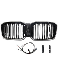 Grille BMW X3 G01 X4 G02 Double Lamelles 2022-2025 - vue de face 2 - Becquet Voiture