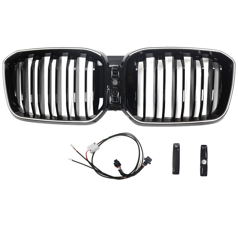 Grille BMW X3 G01 X4 G02 Double Lamelles 2022-2025 - vue de face - Becquet Voiture