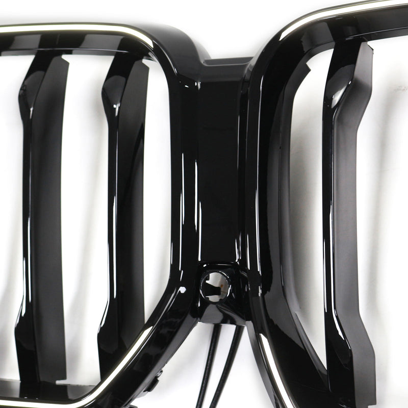 Grille BMW X6 G06 M50i Noir 2020-2022 Pare-Chocs - en situation - Becquet Voiture