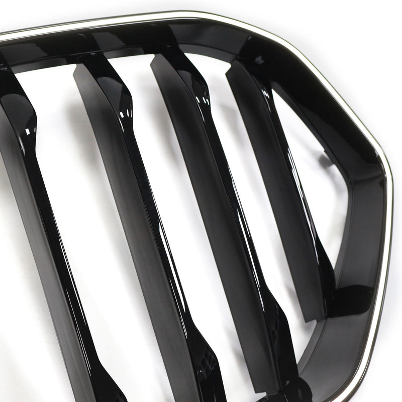 Grille BMW X6 G06 M50i Noir 2020-2022 Pare-Chocs - vue de dessus - Becquet Voiture