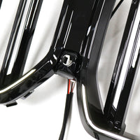 Grille BMW X6 G06 M60i Double Lamelles Noir 2023-2025 - en situation - Becquet Voiture