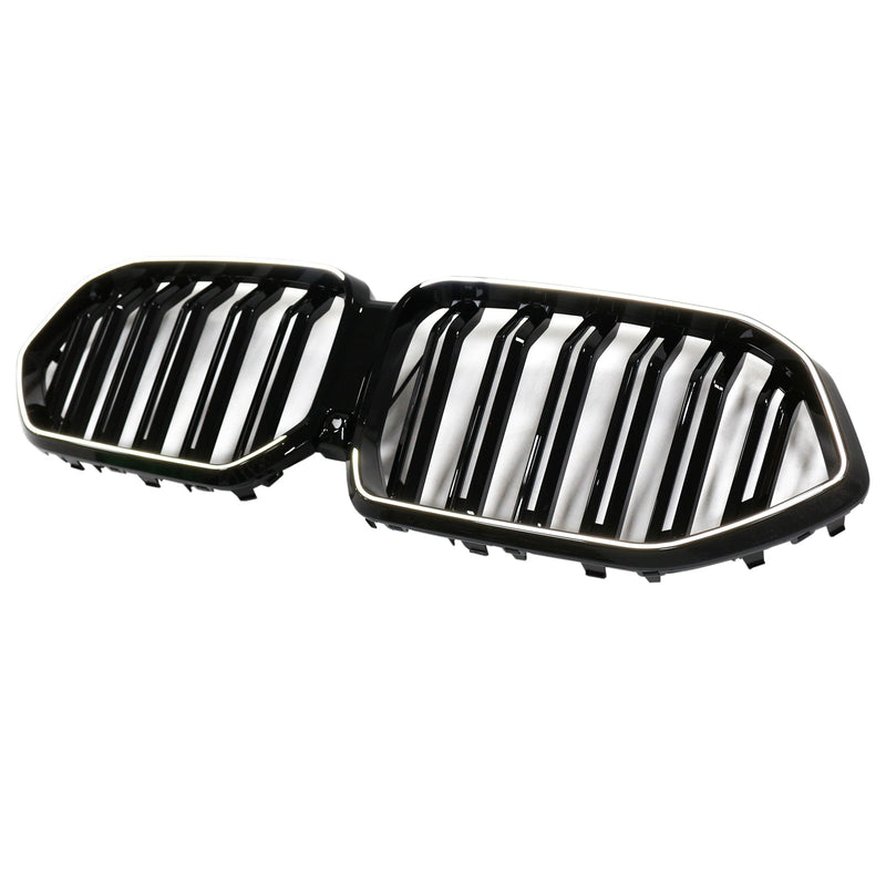 Grille BMW X6 G06 M60i Double Lamelles Noir 2023-2025 - installé sur véhicule 2 - Becquet Voiture