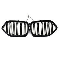 Grille BMW X6 G06 M60i Double Lamelles Noir 2023-2025 - vue rapprochée - Becquet Voiture