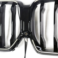 Grille BMW X6 G06 M60i Noir 2023-2025 Pare-Chocs - en situation - Becquet Voiture