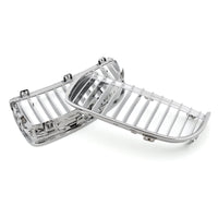 Chrome Front Grille BMW 3 Series E90 E91 (2004-2007) - rear view - Becquet Voiture