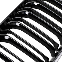 Grille Calandre Avant Double Noire Brillante BMW Série 1 F20 F21 2015-2017 - détail du montage - Becquet Voiture