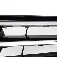 Grille Calandre Avant LED Noire Chromée Benz Classe C W204 - en situation - Becquet Voiture