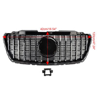Grille Calandre Avant Mercedes Sprinter W907 W910 GT Style 2018-2023 - vue de profil - Becquet Voiture