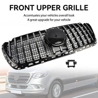 Grille Calandre Avant Mercedes Sprinter W907 W910 GT Style 2018-2023 - vue de trois-quarts - Becquet Voiture