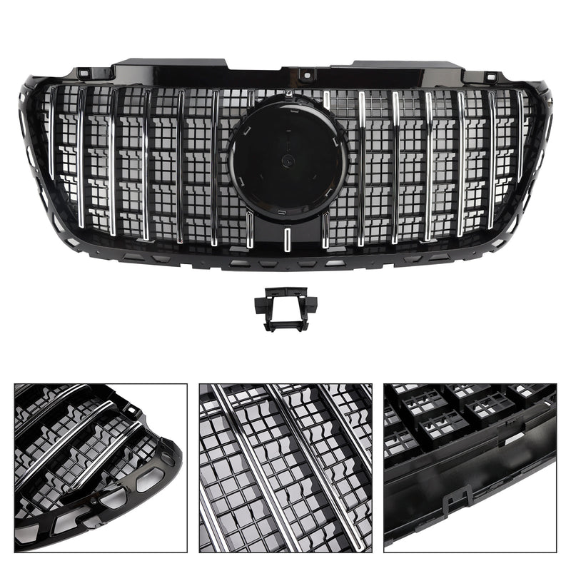 Grille Calandre Avant Mercedes Sprinter W907 W910 Style GT Noir - installé sur véhicule 2 - Becquet Voiture