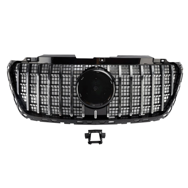 Grille Calandre Avant Mercedes Sprinter W907 W910 Style GT Noir - vue rapprochée - Becquet Voiture