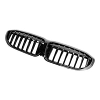 BMW 3er G20 Kühlergrill Schwarz glänzend 2019–2020 - Nahansicht 2 - Becquet Voiture
