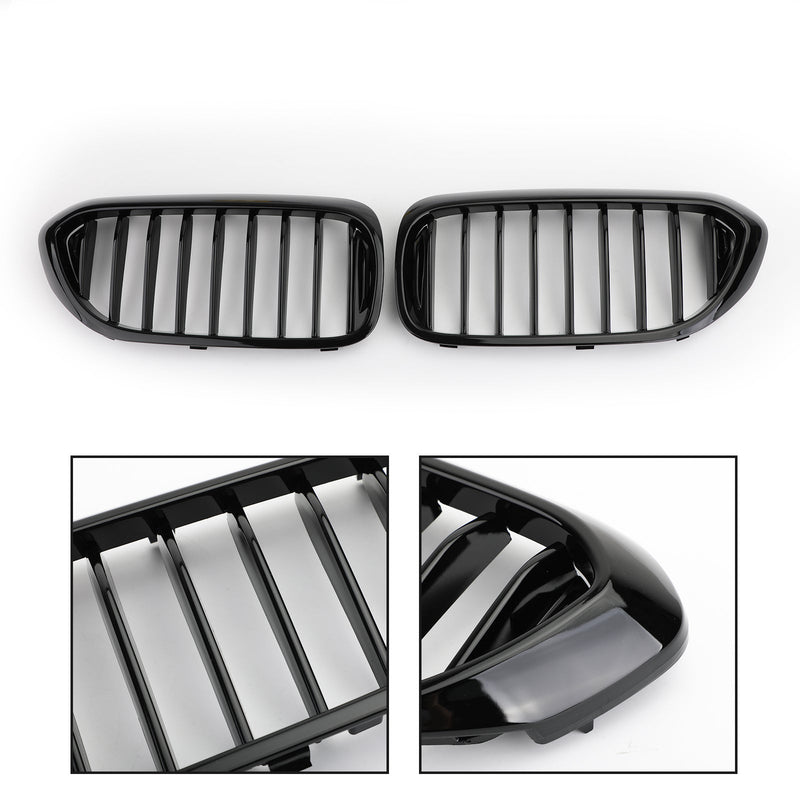 Grille Calandre BMW Série 5 G30 530i 540i Noir Brillant 2017-2019 - vue arrière - Becquet Voiture