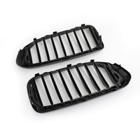 Grille Calandre BMW Série 5 G30 530i 540i Noir Brillant 2017-2019 - vue de trois-quarts - Becquet Voiture