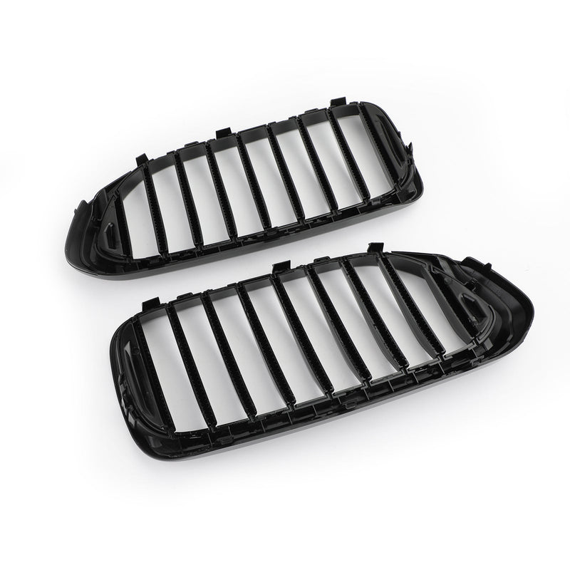 Grille Calandre BMW Série 5 G30 530i 540i Noir Brillant 2017-2019 - vue de trois-quarts - Becquet Voiture