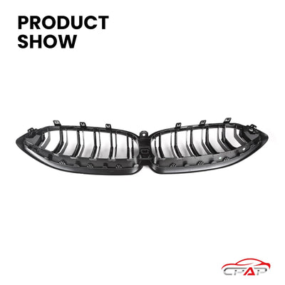Grille Calandre BMW Série 8 G14 G15 G16 2020+ Noir Brillant - installé sur véhicule - Becquet Voiture
