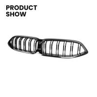 Grille Calandre BMW Série 8 G14 G15 G16 2020+ Noir Brillant - vue arrière - Becquet Voiture