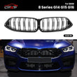 Grille Calandre BMW Série 8 G14 G15 G16 2020+ Noir Brillant