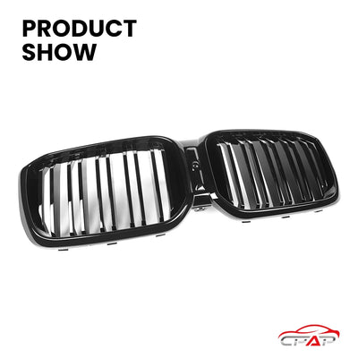 Grille Calandre BMW X3 G01 X4 G02 LCI 2022+ - vue de trois-quarts - Becquet Voiture