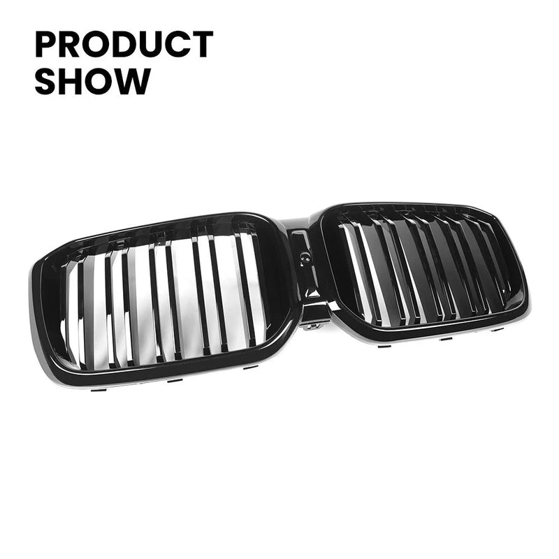 Grille Calandre BMW X3 G01 X4 G02 LCI 2022+ - vue de trois-quarts - Becquet Voiture