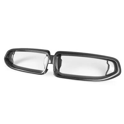 Grille Calandre Carbone BMW Série 2 G42 2022+ Noir Brillant - vue de profil - Becquet Voiture