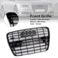 Chrome Grille Audi A8 D4 2010-2014 - fitting detail - Becquet Voiture