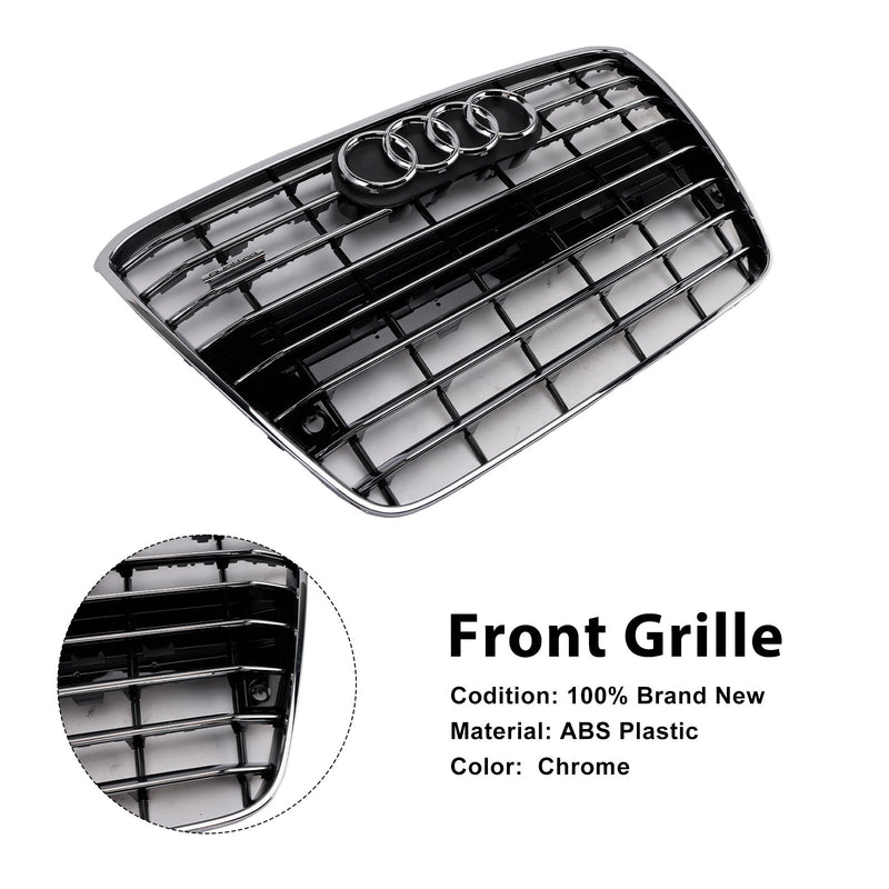 Chrome Grille Audi A8 D4 2010-2014 - in use - Becquet Voiture