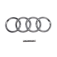 Chrome Grille Audi A8 D4 2010-2014 - three-quarter view - Becquet Voiture