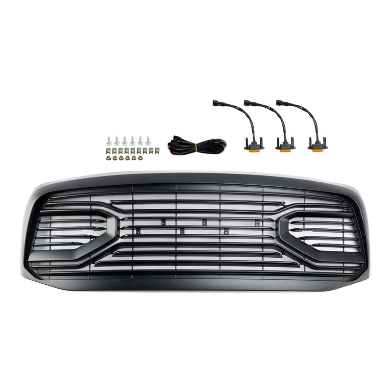 Black Grille for 2006–2008 Dodge Ram 1500 - rear view 2 - Becquet Voiture