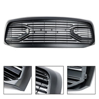 Black Grille for 2006–2008 Dodge Ram 1500 - front view - Becquet Voiture