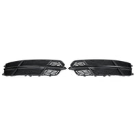 Lower Grille Audi A6 C7 S-Line 2016-2018 Black - top view - Becquet Voiture