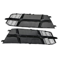 Lower Grille Audi A6 C7 S-Line 2016-2018 Black - front view 2 - Becquet Voiture