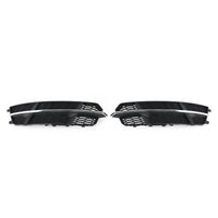 Lower Bumper Grille Audi A6 C7 S-Line 2016-2018 Black Chrome - side view 2 - Becquet Voiture