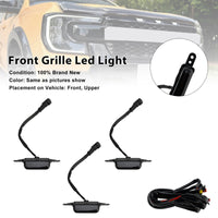 Grille Calandre LED Jaune Ford Ranger Next Gen 2023-2025 - vue de profil - Becquet Voiture