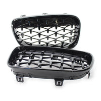 Grille Calandre Noir BMW Serie 1 E81 E87 - vue de trois-quarts - Becquet Voiture