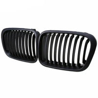 Grille Calandre Noir BMW Serie 3 E46 Phase 1 - vue de face - Becquet Voiture
