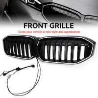 Grille Calandre Noir Brillant BMW Série 3 G20 G28 2023-2024 - vue de trois-quarts - Becquet Voiture