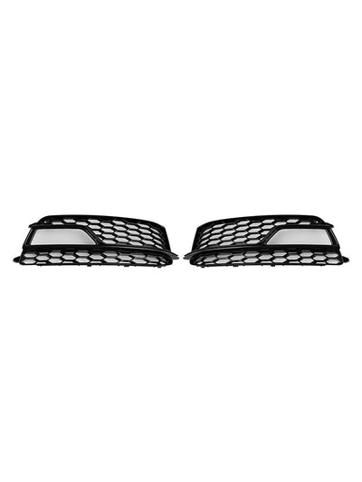Grille Calandre Noire Antibrouillard Avant Audi A5 S-Line S5 2013-2016 - en situation - Becquet Voiture